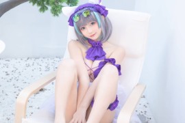 神楽坂真冬足控绝对领域 VOL.058 柴郡cos 纯色庭院